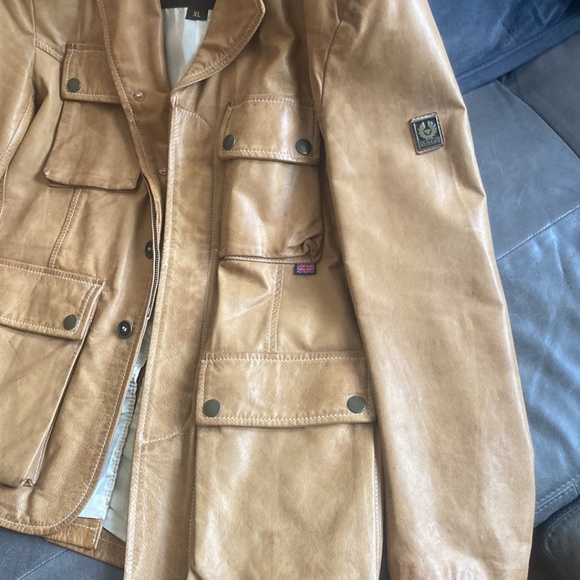 Belstaff Leather Blazer Jacket - Picture 3 of 5